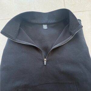 NOBULL Men’s Black Zip Up Sweater Sporty Style